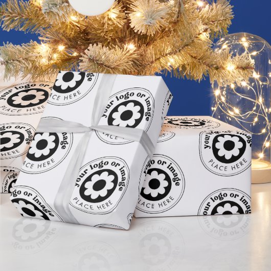 Logo für benutzerdefinierte Unternehmen Geschenke Geschenkpapier (Feiertage)