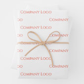 Logo für benutzerdefinierte Unternehmen Geschenkpapier Set (Beispiel)