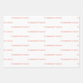 Logo für benutzerdefinierte Unternehmen Geschenkpapier Set (Vorderseite)