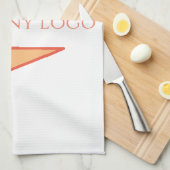 Logo für benutzerdefinierte Unternehmen Geschirrtuch (Viertel Falte)