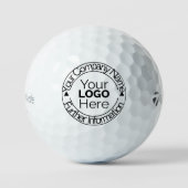 Logo für benutzerdefinierte Unternehmen Golfball (Vorderseite)