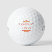 Logo für benutzerdefinierte Unternehmen Golfball (Vorderseite)