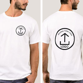 Logo für benutzerdefinierte Unternehmen in doppels T-Shirt