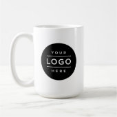 Logo für benutzerdefinierte Unternehmen Kaffeetasse (Links)