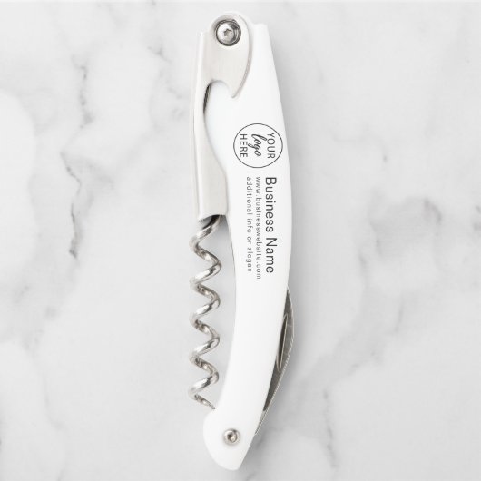 Logo für benutzerdefinierte Unternehmen Kellnermesser (Vorderseite)