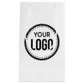 Logo für benutzerdefinierte Unternehmen Kleine Geschenktüte (Vorderseite)