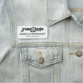 Logo für benutzerdefinierte Unternehmen Magnetic F Namensschild (Beispiel)