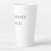 Logo für benutzerdefinierte Unternehmen Milchtasse (Vorderseite)