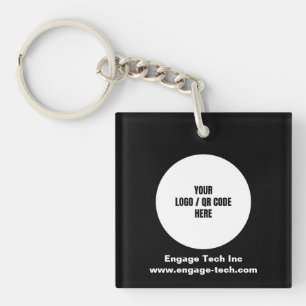 Logo für benutzerdefinierte Unternehmen   Name   S Schlüsselanhänger