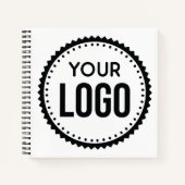 Logo für benutzerdefinierte Unternehmen Notizblock (Vorderseite)