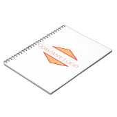 Logo für benutzerdefinierte Unternehmen Notizblock (Linke Seite)