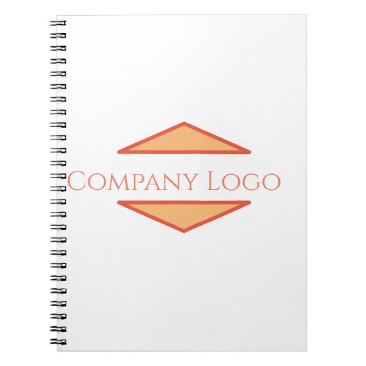 Logo für benutzerdefinierte Unternehmen Notizblock (Vorderseite)