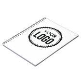 Logo für benutzerdefinierte Unternehmen Notizblock (Linke Seite)