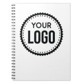 Logo für benutzerdefinierte Unternehmen Notizblock (Vorderseite)