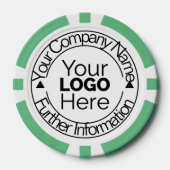 Logo für benutzerdefinierte Unternehmen Pokerchips (Vorderseite)