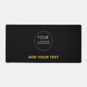 Logo für benutzerdefinierte Unternehmen Schreibtischunterlage (Vorderseite)