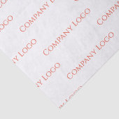 Logo für benutzerdefinierte Unternehmen Seidenpapier (Detail)