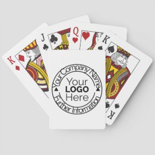 Logo für benutzerdefinierte Unternehmen Spielkarten