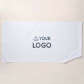 Logo für benutzerdefinierte Unternehmen Strandtuch (Vorderseite)