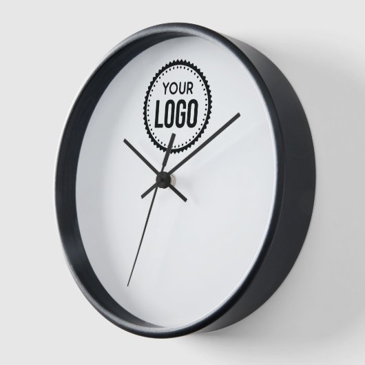 Logo für benutzerdefinierte Unternehmen Uhr (Winkel)