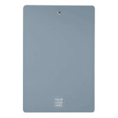 Logo für benutzerdefinierte Unternehmen und Text D Mini Klemmbrett (Rückseite)