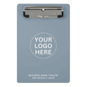 Logo für benutzerdefinierte Unternehmen und Text D Mini Klemmbrett (Vorderseite)