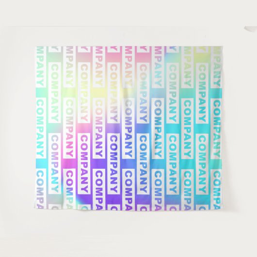 Logo für benutzerdefinierte Unternehmen Wandteppich (Vorderseite (Horizontal))