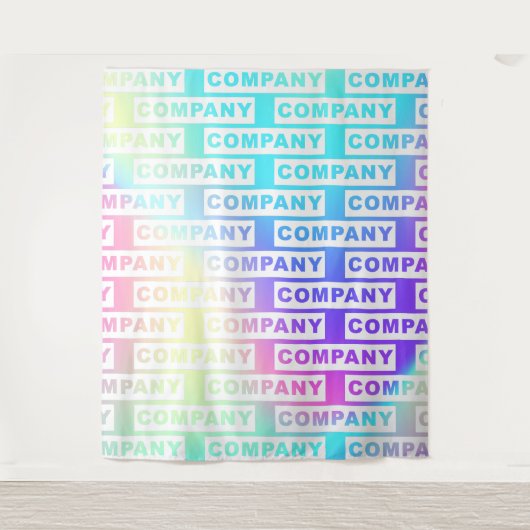 Logo für benutzerdefinierte Unternehmen Wandteppich (Vorderseite)
