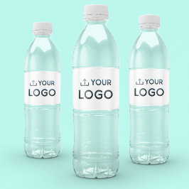 Logo für benutzerdefinierte Unternehmen Wasserflaschenetikett
