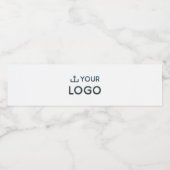 Logo für benutzerdefinierte Unternehmen Wasserflaschenetikett (Einzelnes Label)