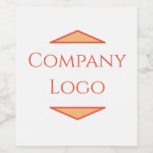 Logo für benutzerdefinierte Unternehmen Weinetikett (Einzelnes Label)