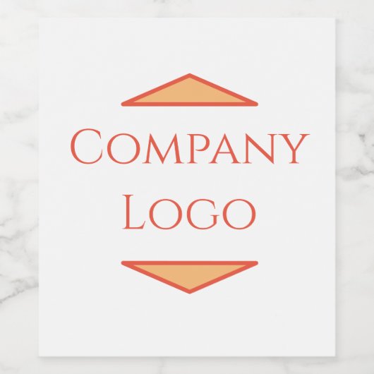Logo für benutzerdefinierte Unternehmen Weinetikett (Einzelnes Label)