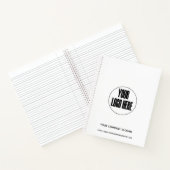 Logo für benutzerdefinierte Unternehmen Weiß | Per Notizblock (Innenseite)