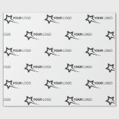 Logo für benutzerdefinierte Unternehmen - Weißes G Geschenkpapier (Flach)