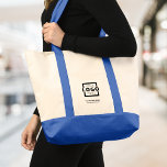 Logo für benutzerdefinierte Unternehmen Werbeblau Tragetasche<br><div class="desc">Diese trendige Tasche mit eigenem Firmenlogo und Werbe-Informationen ist einfach zu personalisieren. Maßgeschneiderte Totbeutel sind großartig als Firmengeschenke für Mitarbeiter,  Kunden und Kunden. Sie können auch als Werbemittel für Ihre Marke auf Messen,  Konferenzen oder als Messegeschenke eingesetzt werden. Keine Mindestbestellmenge.</div>