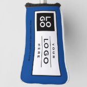 Logo für benutzerdefiniertes blaues Unternehmen Golf Headcover (Rotieren 90)