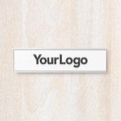 Logo für berufliche Büroarbeitsplatz Türschild (Vorderseite )