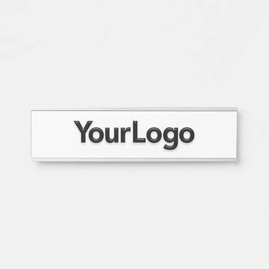 Logo für berufliche Büroarbeitsplatz Türschild (Vorderseite )