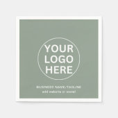 Logo für Berufliche Firmenveranstaltungen Serviette (Vorderseite)