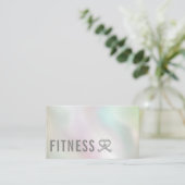 Logo für berufliche Fitness für Personaltrainer Visitenkarte (Stehend Vorderseite)