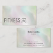 Logo für berufliche Fitness für Personaltrainer Visitenkarte (Vorne/Hinten)