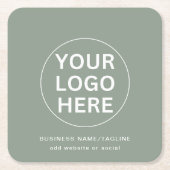 Logo für Berufliche Markenbezeichnungen im Bereich Rechteckiger Pappuntersetzer (Vorderseite)