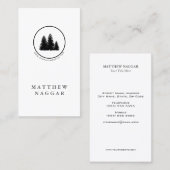 Logo für Berufliche Pinienbäume Visitenkarte (Vorne/Hinten)