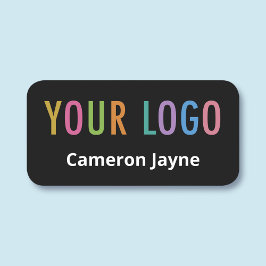 Logo für Berufliche schwarze Bezeichnungen für Mag Namensschild