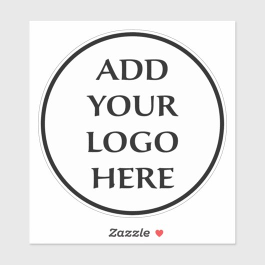 Logo für berufliche Unternehmen hier Aufkleber (Blatt)