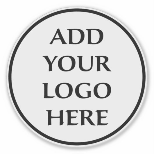 Logo für berufliche Unternehmen hier Aufkleber (Vorderseite)