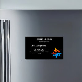 Logo für Berufliche Unternehmen Magnetische Visitenkarte