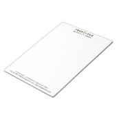 Logo für Berufliche Unternehmen Notizblock (angewinkelt)