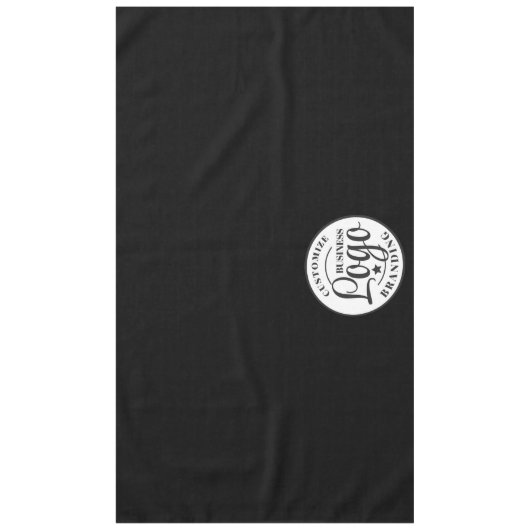 Logo für "Black Custom Show" Tischdecke (Vorderseite)