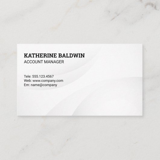 Logo für blaue Orange-Häuser | Sleek White Visitenkarte (Rückseite)